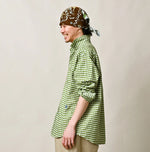 45R 504-Oxford 908 Gingham Ocean Shirt