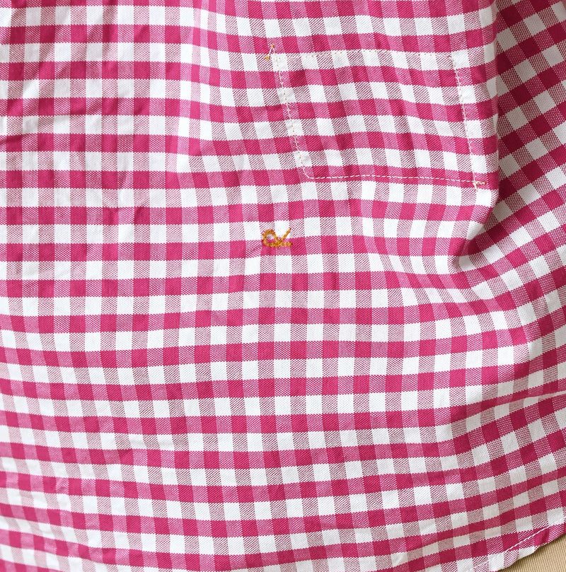 45R 504-Oxford 908 Gingham Ocean Shirt - Image 17