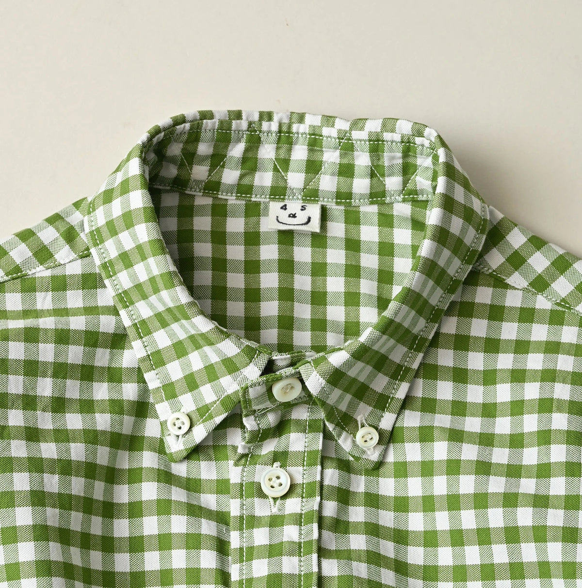 45R 504-Oxford 908 Gingham Ocean Shirt