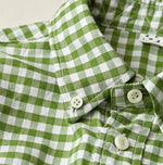 45R 504-Oxford 908 Gingham Ocean Shirt