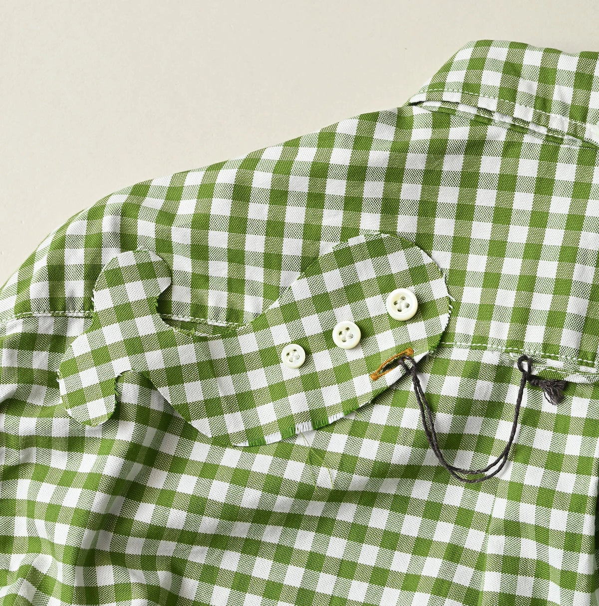 45R 504-Oxford 908 Gingham Ocean Shirt
