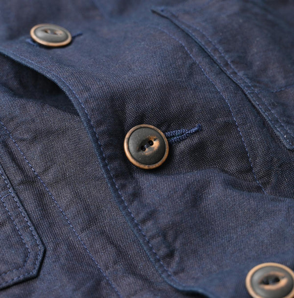 Indigo Supima Oxford 908 4pocket Shirt (Size 1) - 45R by 45rpm studio