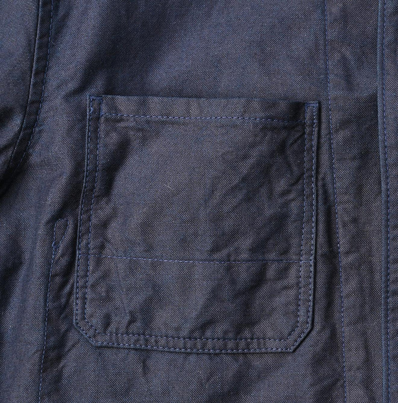 Indigo Supima Oxford 908 4pocket Shirt (Size 1) - 45R by 45rpm studio