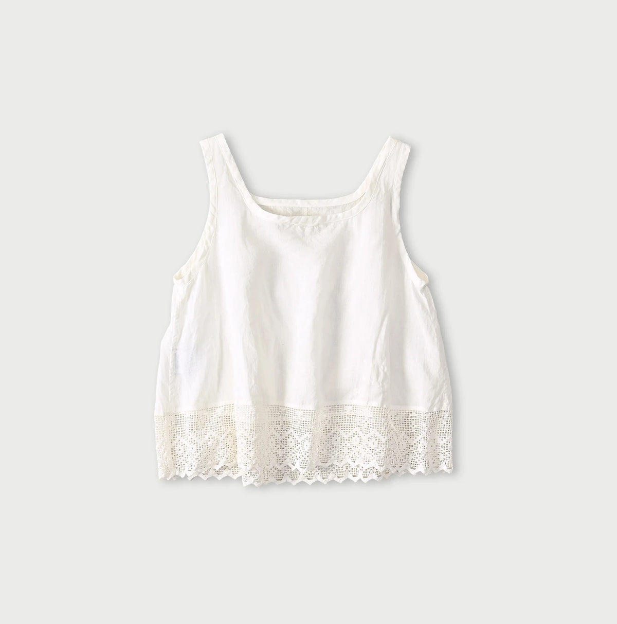 45R Linen Lace Flare Camisole