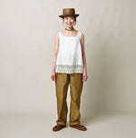 45R Linen Lace Flare Camisole