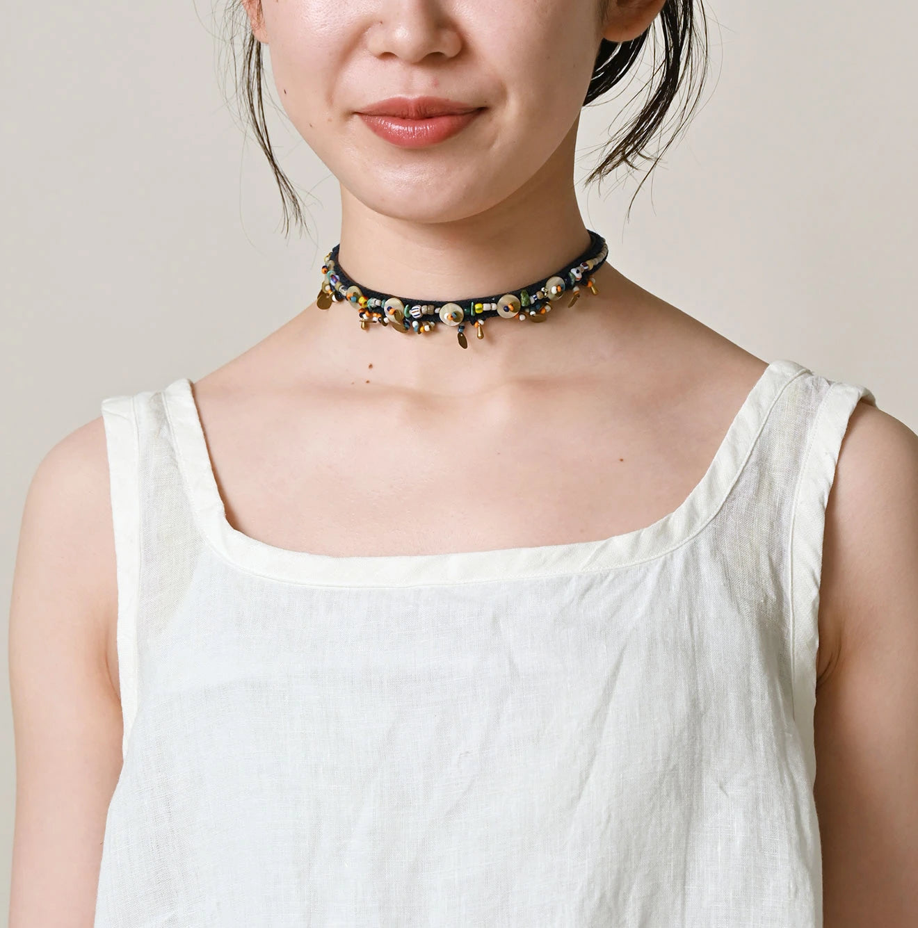 45R Linen Lace Flare Camisole - Image 6