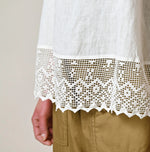 45R Linen Lace Flare Camisole