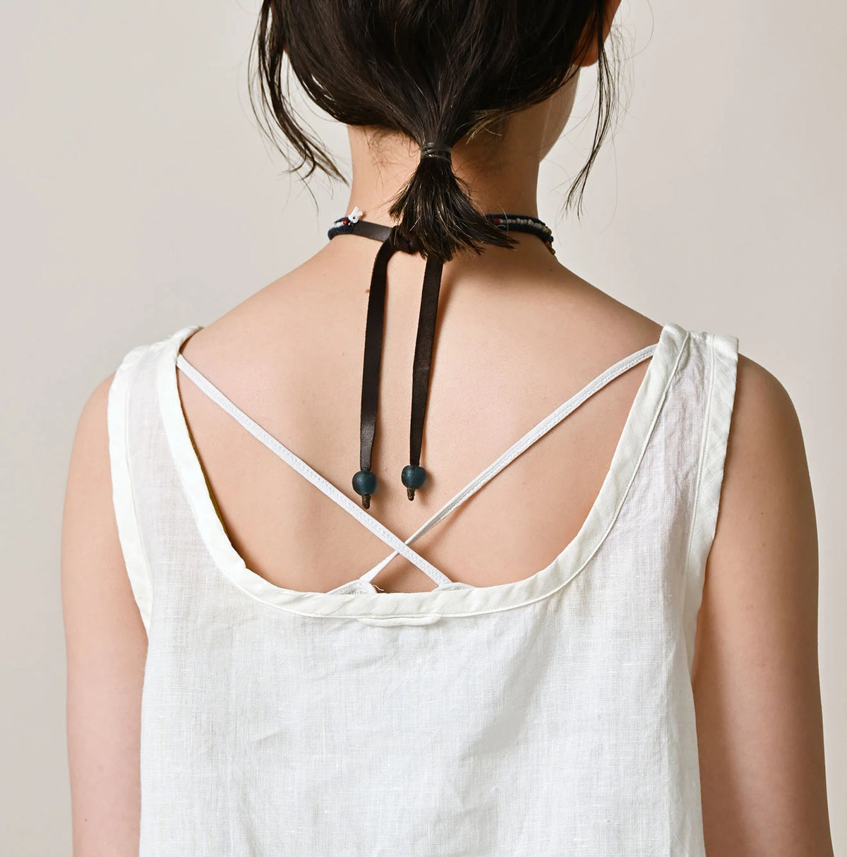 45R Linen Lace Flare Camisole