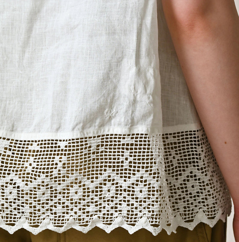 45R Linen Lace Flare Camisole - Image 10