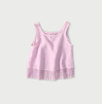 45R Linen Lace Flare Camisole (Plant-Based Dye)