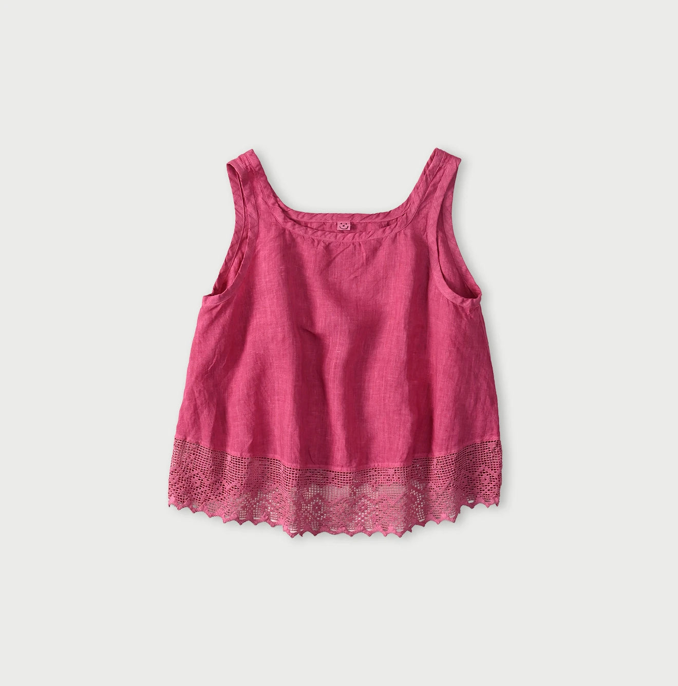 45R Linen Lace Flare Camisole (Plant-Based Dye) - Image 3