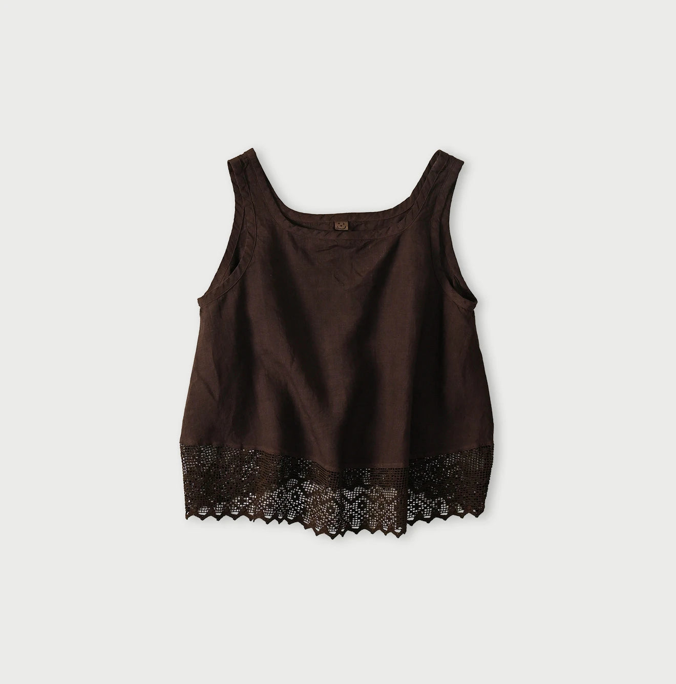 45R Linen Lace Flare Camisole (Plant-Based Dye) - Image 2