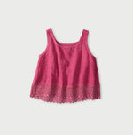 45R Linen Lace Flare Camisole (Plant-Based Dye)