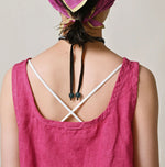 45R Linen Lace Flare Camisole (Plant-Based Dye)