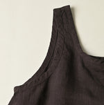 45R Linen Lace Flare Camisole (Plant-Based Dye)