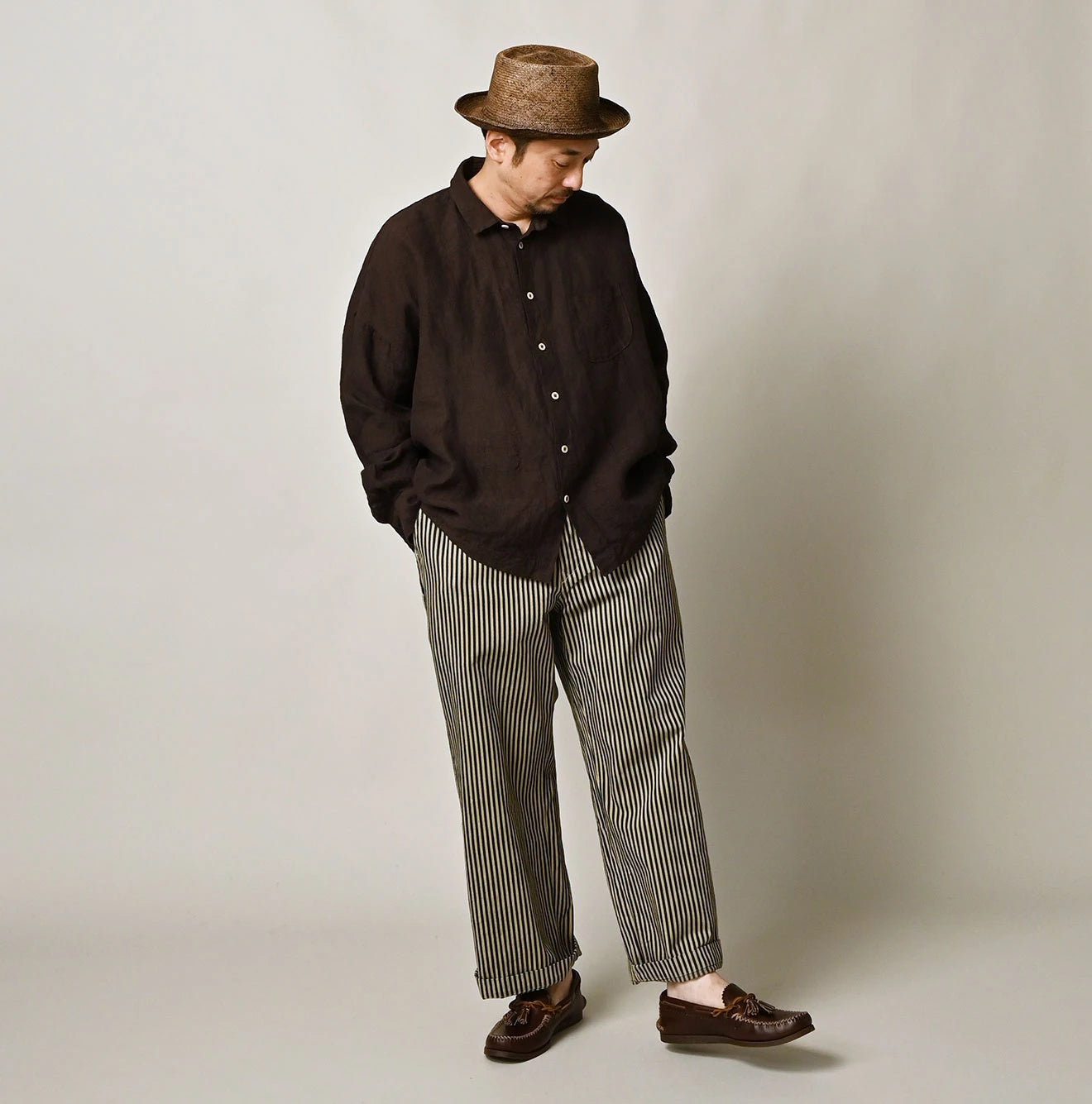 45R Linen 908 Uma Shirt (Plant-Based Dye) - Image 4