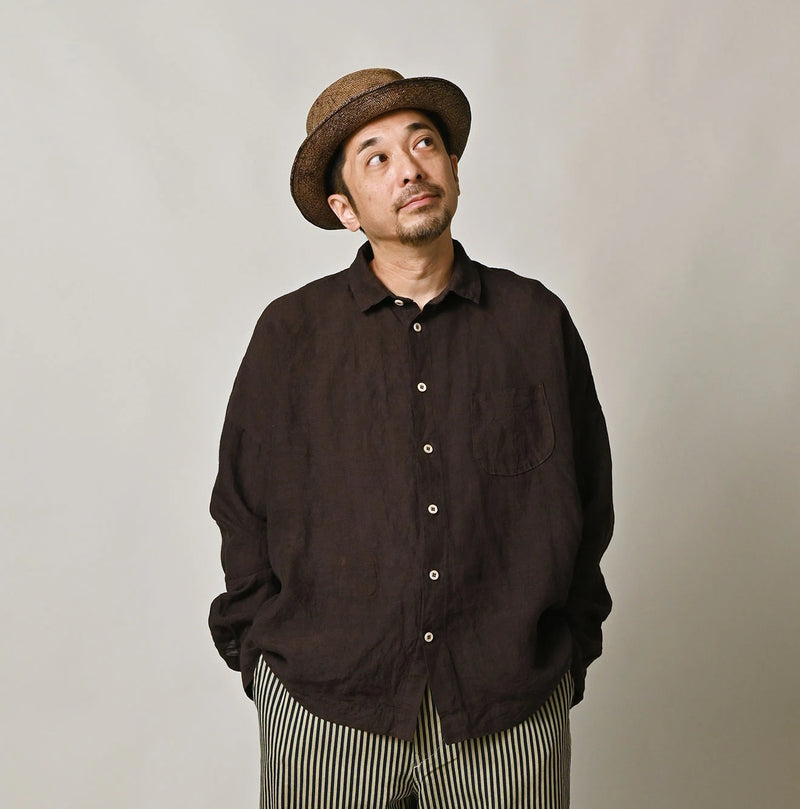 45R Linen 908 Uma Shirt (Plant-Based Dye) - Image 6