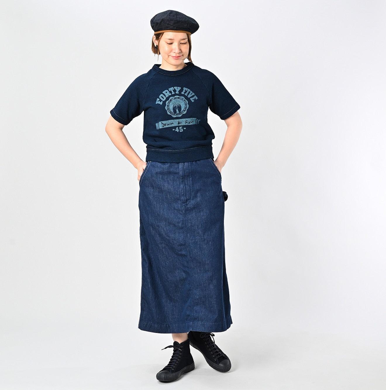 Mon-petit Denim Painter Skirt Nou - 45R by 45rpm studio