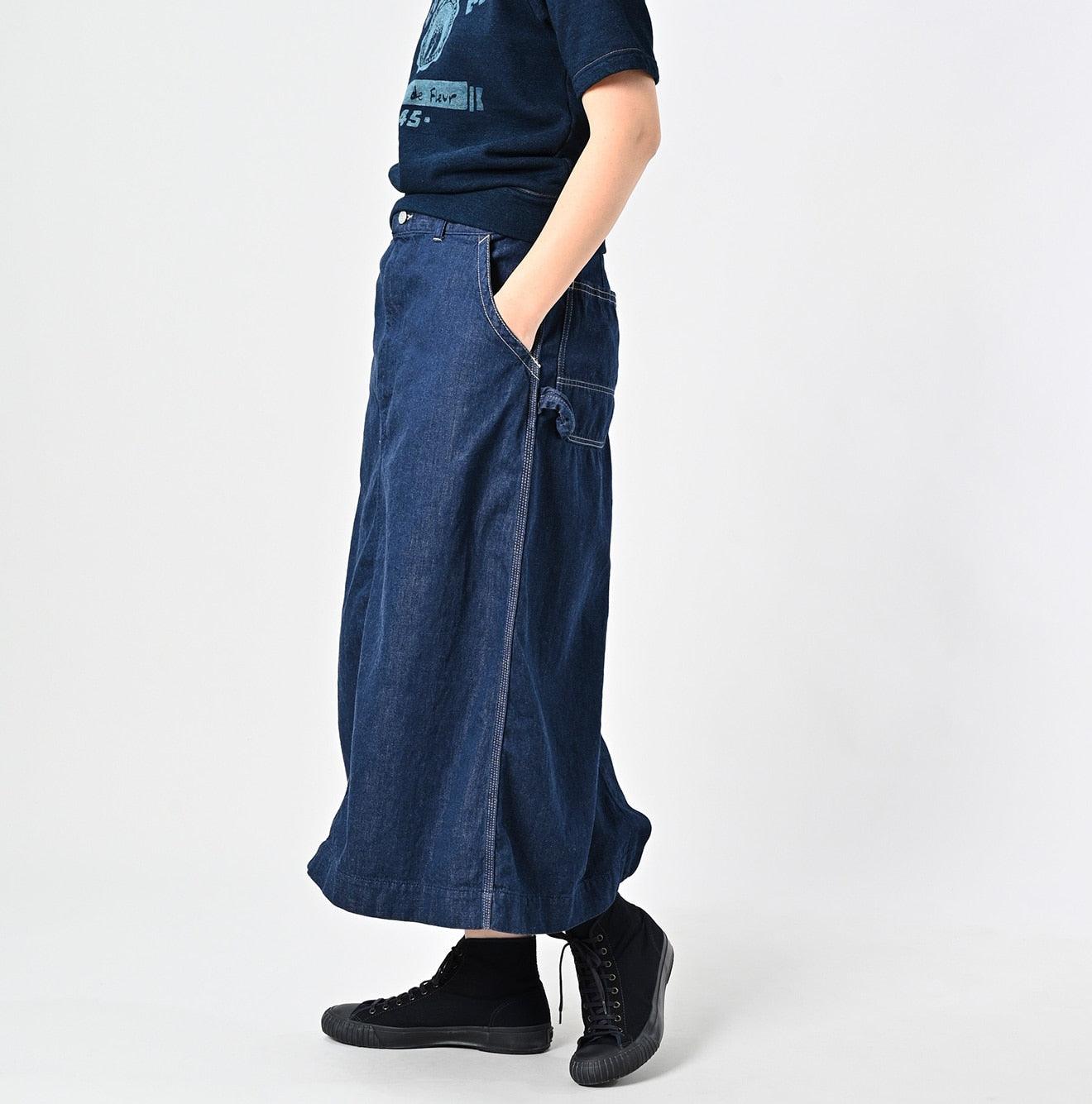 Mon-petit Denim Painter Skirt Nou – 45R GLOBAL
