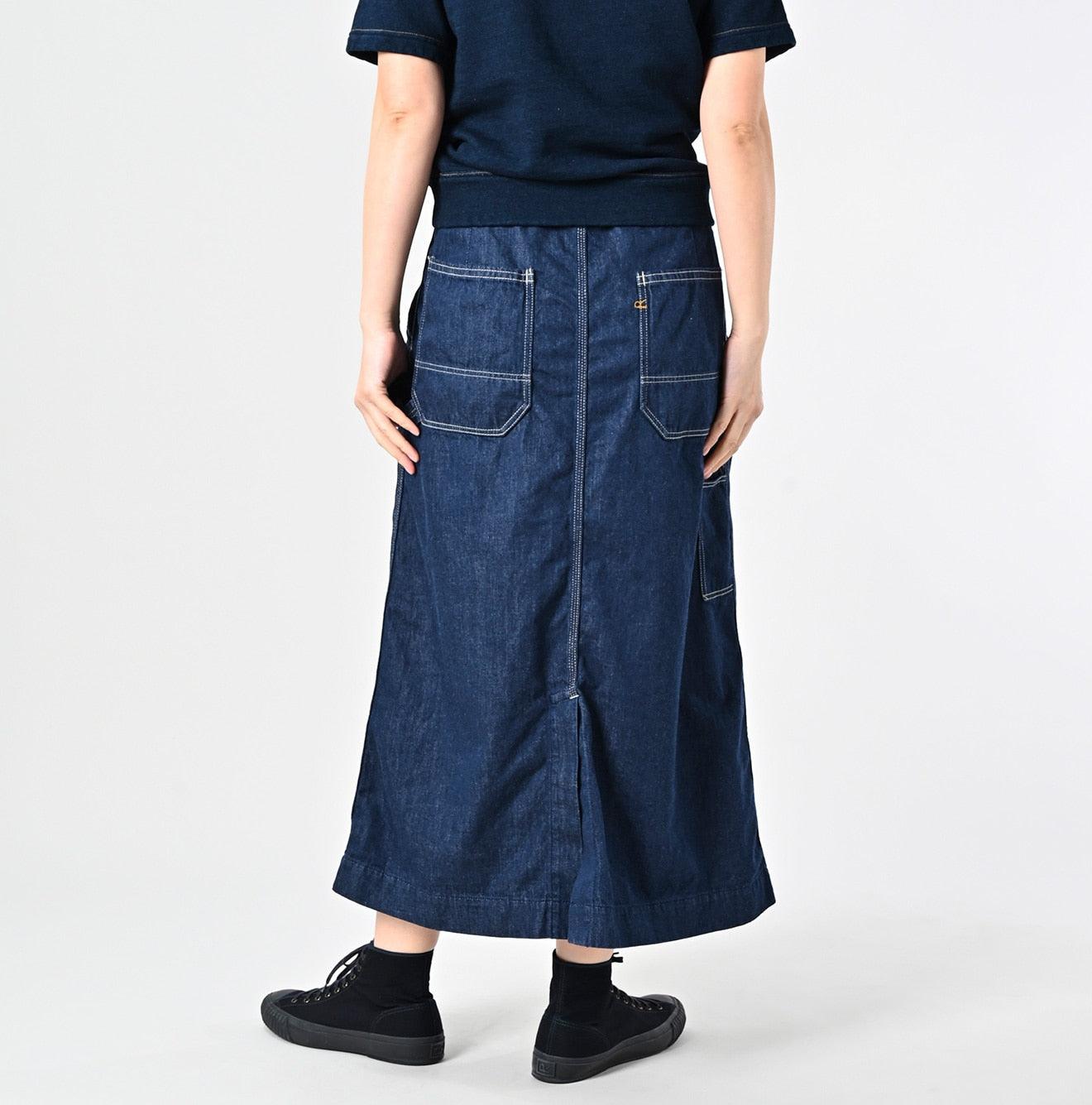BELPER (ベルパー) DENIM HARNESS SKIRT Mon-petit Denim Painter Skirt Nou – 45R GLOBAL