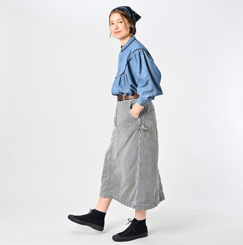 Mon-petit Denim Painter Skirt Tan - 45R by 45rpm studio - Image 2