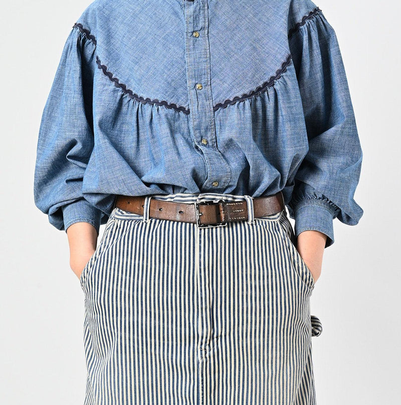 Mon-petit Denim Painter Skirt Tan - 45R by 45rpm studio - Image 6