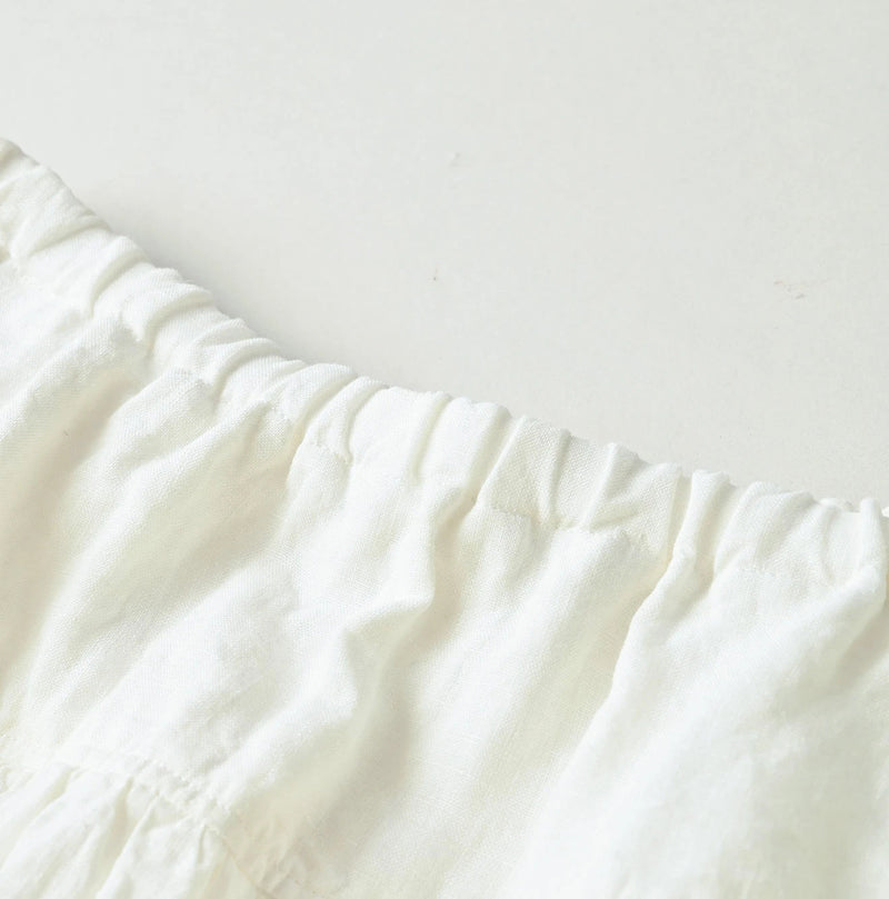 45R Linen Easy Gathered Skirt - Image 12