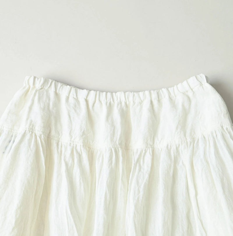 45R Linen Easy Gathered Skirt - Image 15