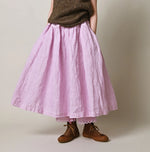 45R Linen Easy Gathered Skirt (Plant-Based Dye)