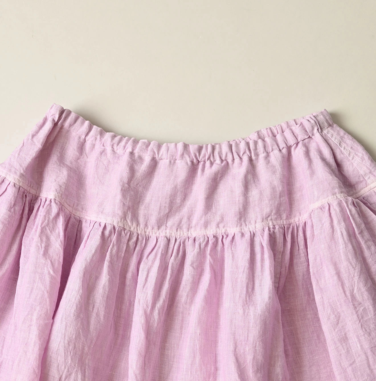45R Linen Easy Gathered Skirt (Plant-Based Dye) - Image 14