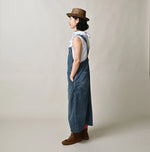 45R Mugihiko Denim Over Skirt Tan