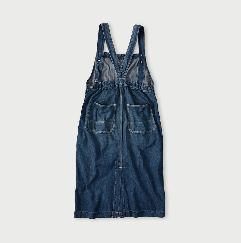 45R Mugihiko Denim Over Skirt Zyu - Image 10