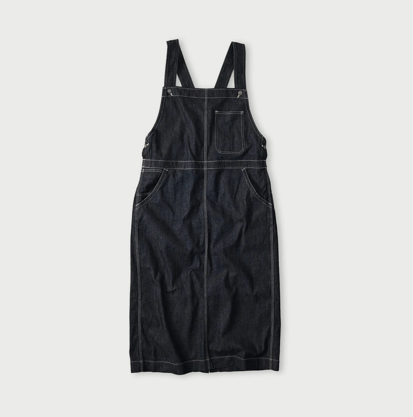 Mugihiko Denim Over Skirt Nou | 45R Official Online Store – 45R GLOBAL