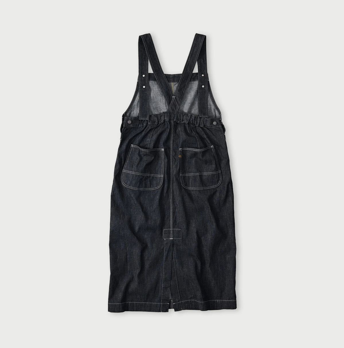 45R Mugihiko Denim Over Skirt Nou