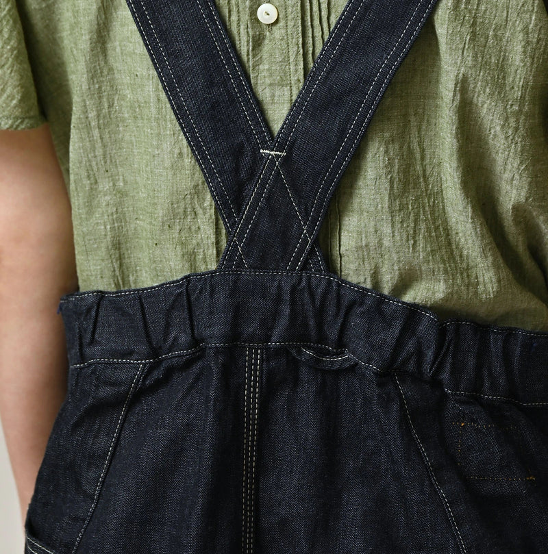 45R Mugihiko Denim Over Skirt Nou - Image 8