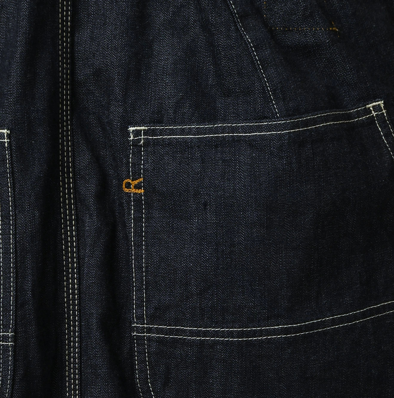 45R Mugihiko Denim Over Skirt Nou - Image 10