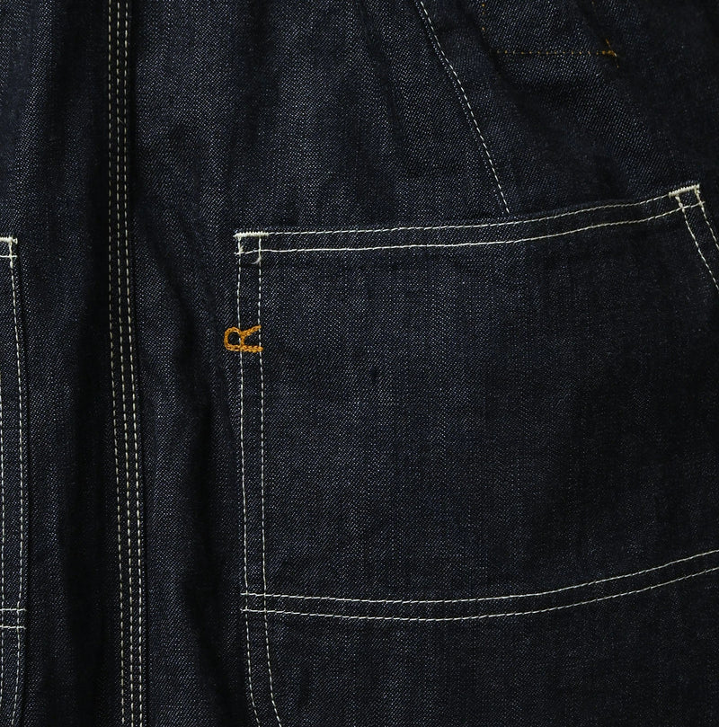 45R Mugihiko Denim Over Skirt Nou - Image 10