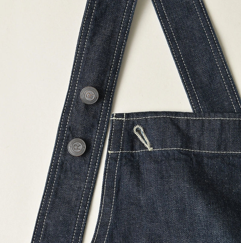 45R Mugihiko Denim Over Skirt Nou - Image 13