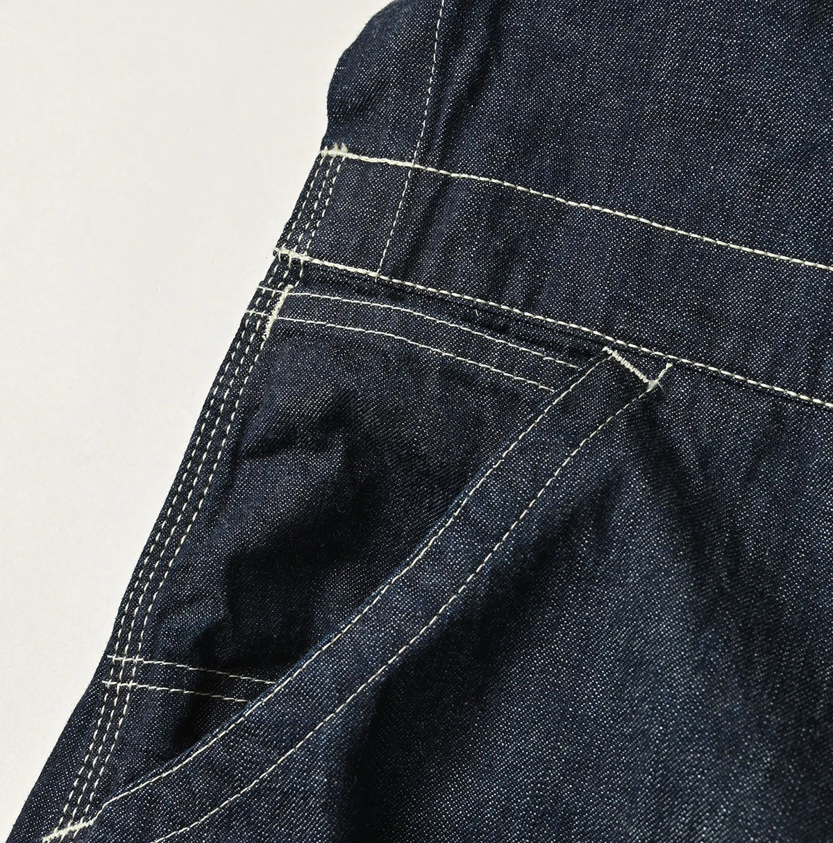 45R Mugihiko Denim Over Skirt Nou