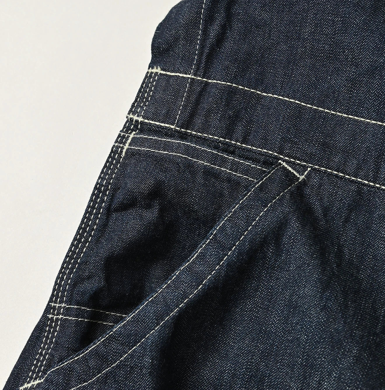 45R Mugihiko Denim Over Skirt Nou