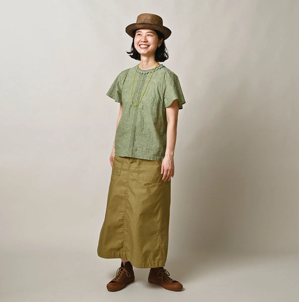 45R Back Sateen Baker Skirt