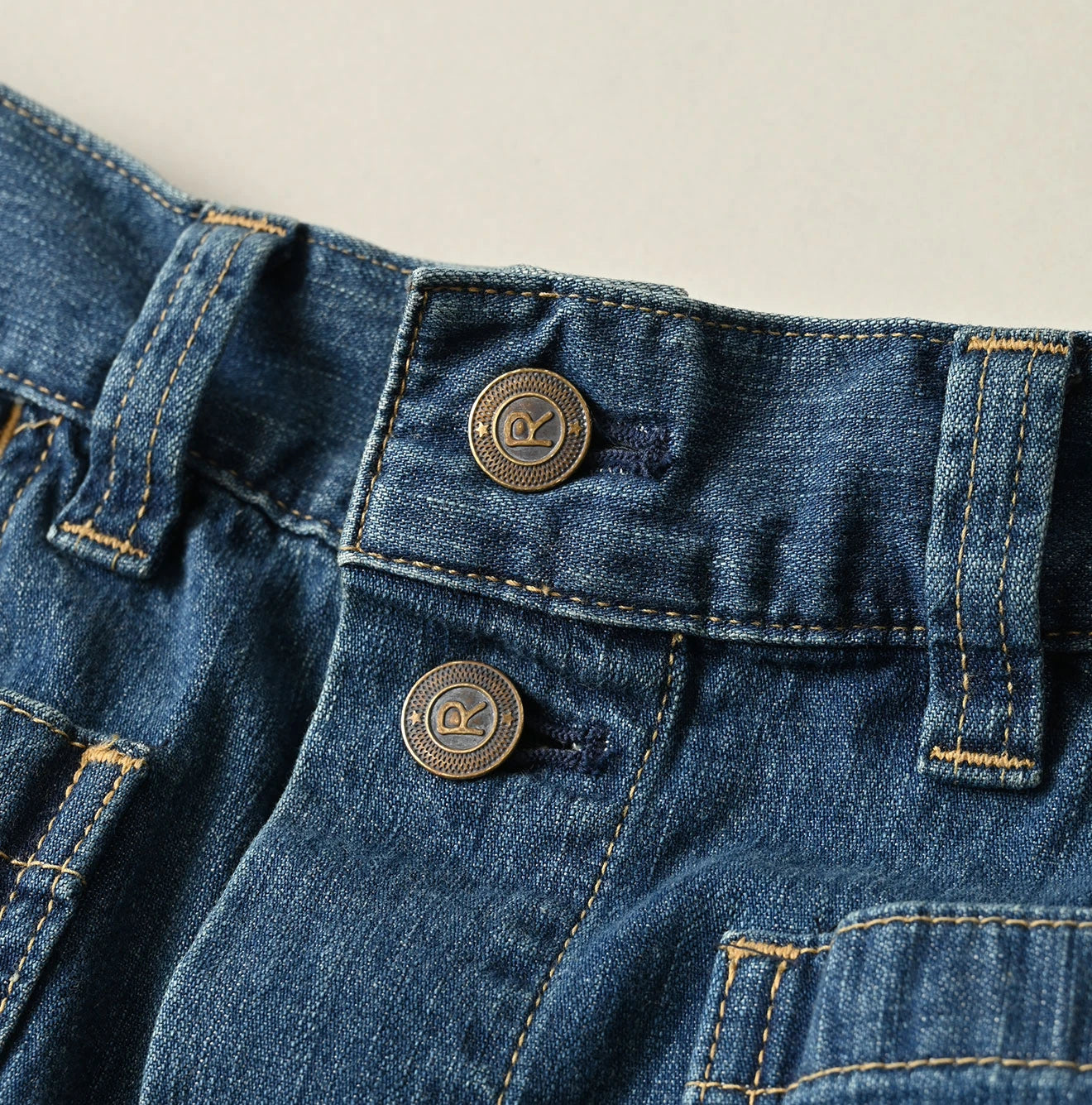 45R Mugihiko Denim Bell Skirt Zyu - Image 13