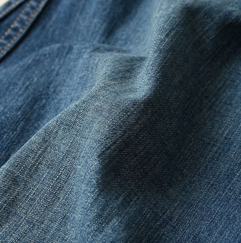 45R Mugihiko Denim Bell Skirt Zyu - Image 15