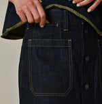 45R Mugihiko Denim Bell Skirt Nou