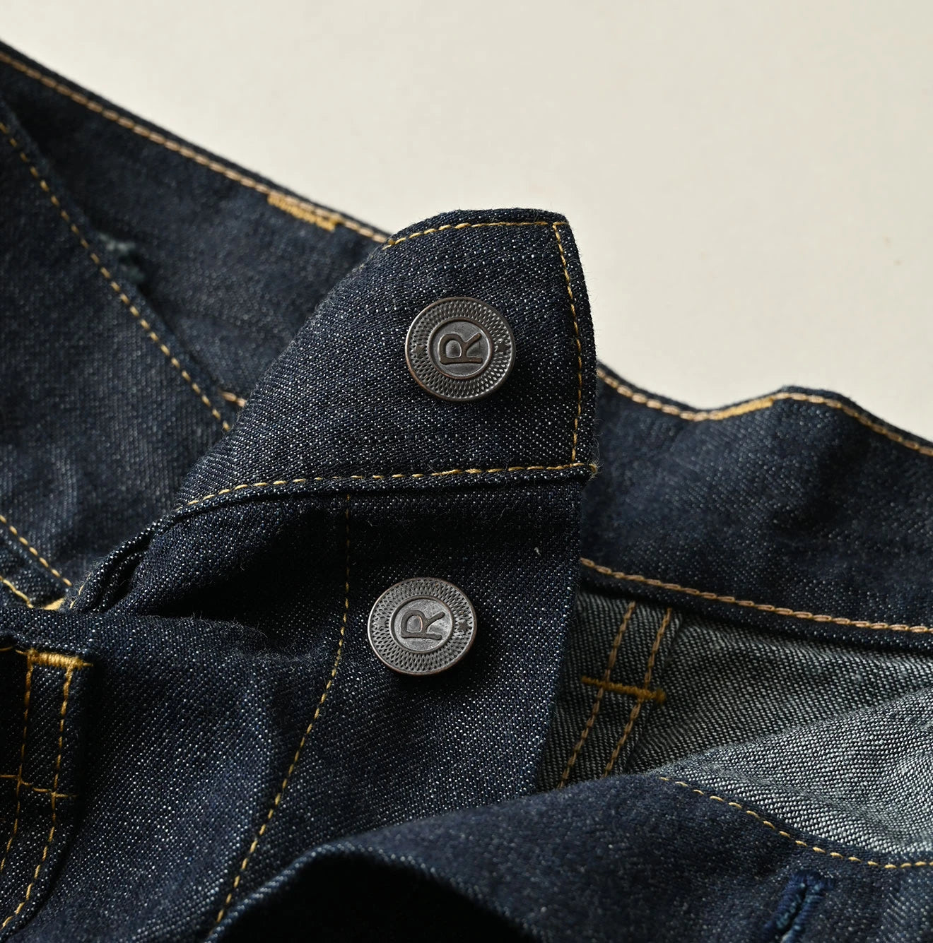 45R Mugihiko Denim Bell Skirt Nou - Image 13