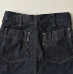 45R Mugihiko Denim Bell Skirt Nou