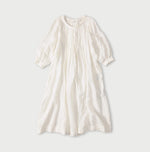 45R Linen Tuck Dress