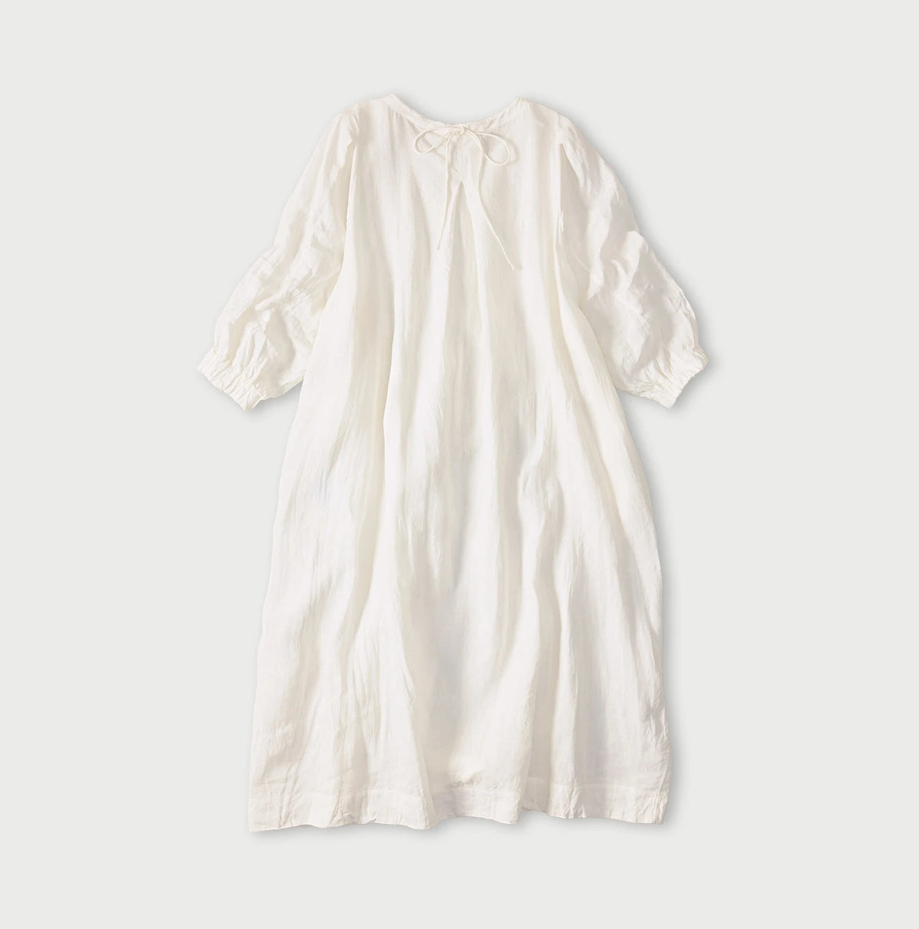 45R Linen Tuck Dress - Image 12