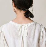 45R Linen Tuck Dress