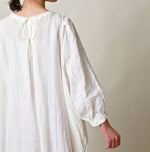 45R Linen Tuck Dress